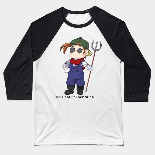 OG Harvest Farmer Moon Baseball T-Shirt by shirohime